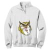 NuBlend ® 1/4 Zip Cadet Collar Sweatshirt Thumbnail