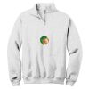 NuBlend ® 1/4 Zip Cadet Collar Sweatshirt Thumbnail