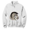NuBlend ® 1/4 Zip Cadet Collar Sweatshirt Thumbnail