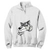 NuBlend ® 1/4 Zip Cadet Collar Sweatshirt Thumbnail
