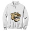 NuBlend ® 1/4 Zip Cadet Collar Sweatshirt Thumbnail