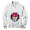 NuBlend ® 1/4 Zip Cadet Collar Sweatshirt Thumbnail