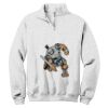 NuBlend ® 1/4 Zip Cadet Collar Sweatshirt Thumbnail