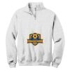 NuBlend ® 1/4 Zip Cadet Collar Sweatshirt Thumbnail