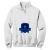 NuBlend ® 1/4 Zip Cadet Collar Sweatshirt Thumbnail