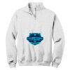NuBlend ® 1/4 Zip Cadet Collar Sweatshirt Thumbnail