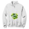NuBlend ® 1/4 Zip Cadet Collar Sweatshirt Thumbnail