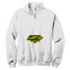 NuBlend ® 1/4 Zip Cadet Collar Sweatshirt Thumbnail