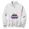 NuBlend ® 1/4 Zip Cadet Collar Sweatshirt Thumbnail