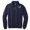 NuBlend ® 1/4 Zip Cadet Collar Sweatshirt Thumbnail