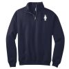 NuBlend ® 1/4 Zip Cadet Collar Sweatshirt Thumbnail