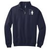 NuBlend ® 1/4 Zip Cadet Collar Sweatshirt Thumbnail