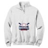 NuBlend ® 1/4 Zip Cadet Collar Sweatshirt Thumbnail