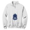 NuBlend ® 1/4 Zip Cadet Collar Sweatshirt Thumbnail
