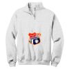 NuBlend ® 1/4 Zip Cadet Collar Sweatshirt Thumbnail
