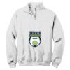 NuBlend ® 1/4 Zip Cadet Collar Sweatshirt Thumbnail