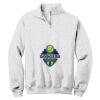 NuBlend ® 1/4 Zip Cadet Collar Sweatshirt Thumbnail
