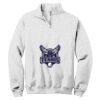 NuBlend ® 1/4 Zip Cadet Collar Sweatshirt Thumbnail