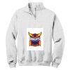 NuBlend ® 1/4 Zip Cadet Collar Sweatshirt Thumbnail