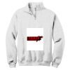NuBlend ® 1/4 Zip Cadet Collar Sweatshirt Thumbnail