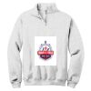 NuBlend ® 1/4 Zip Cadet Collar Sweatshirt Thumbnail