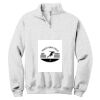 NuBlend ® 1/4 Zip Cadet Collar Sweatshirt Thumbnail