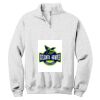 NuBlend ® 1/4 Zip Cadet Collar Sweatshirt Thumbnail