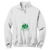 NuBlend ® 1/4 Zip Cadet Collar Sweatshirt Thumbnail