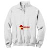 NuBlend ® 1/4 Zip Cadet Collar Sweatshirt Thumbnail