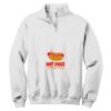 NuBlend ® 1/4 Zip Cadet Collar Sweatshirt Thumbnail
