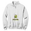 NuBlend ® 1/4 Zip Cadet Collar Sweatshirt Thumbnail