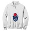 NuBlend ® 1/4 Zip Cadet Collar Sweatshirt Thumbnail