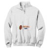 NuBlend ® 1/4 Zip Cadet Collar Sweatshirt Thumbnail