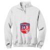 NuBlend ® 1/4 Zip Cadet Collar Sweatshirt Thumbnail