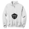 NuBlend ® 1/4 Zip Cadet Collar Sweatshirt Thumbnail