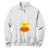 NuBlend ® 1/4 Zip Cadet Collar Sweatshirt Thumbnail