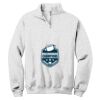 NuBlend ® 1/4 Zip Cadet Collar Sweatshirt Thumbnail