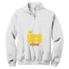NuBlend ® 1/4 Zip Cadet Collar Sweatshirt Thumbnail