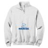 NuBlend ® 1/4 Zip Cadet Collar Sweatshirt Thumbnail