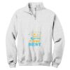 NuBlend ® 1/4 Zip Cadet Collar Sweatshirt Thumbnail