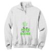 NuBlend ® 1/4 Zip Cadet Collar Sweatshirt Thumbnail