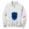 NuBlend ® 1/4 Zip Cadet Collar Sweatshirt Thumbnail