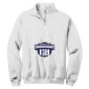 NuBlend ® 1/4 Zip Cadet Collar Sweatshirt Thumbnail