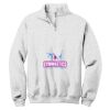 NuBlend ® 1/4 Zip Cadet Collar Sweatshirt Thumbnail