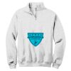 NuBlend ® 1/4 Zip Cadet Collar Sweatshirt Thumbnail