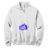 NuBlend ® 1/4 Zip Cadet Collar Sweatshirt Thumbnail