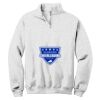 NuBlend ® 1/4 Zip Cadet Collar Sweatshirt Thumbnail