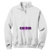 NuBlend ® 1/4 Zip Cadet Collar Sweatshirt Thumbnail