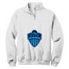 NuBlend ® 1/4 Zip Cadet Collar Sweatshirt Thumbnail