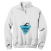 NuBlend ® 1/4 Zip Cadet Collar Sweatshirt Thumbnail